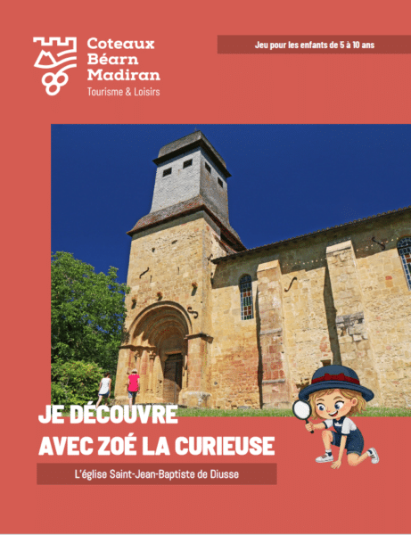 Zoé la curieuse jeu découverte Diusse église Saint Jean Baptiste