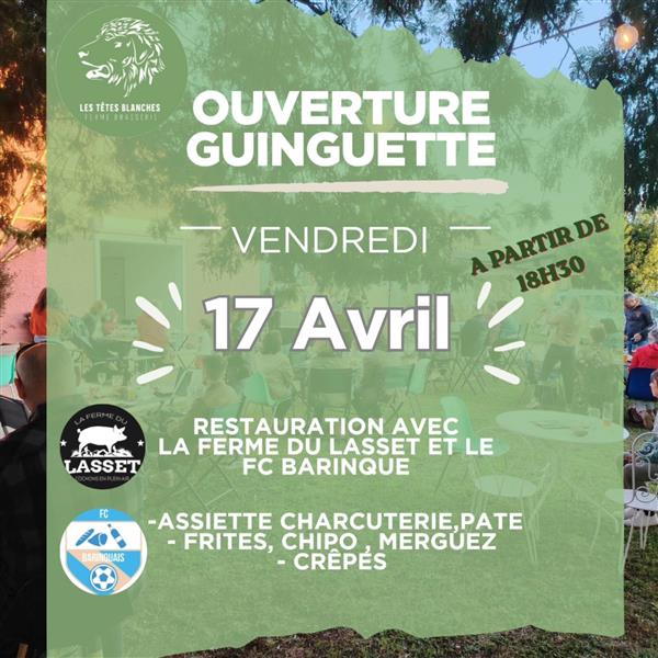 Ouverture de la guinguette