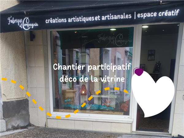 Chantier participatif vitrine d'été