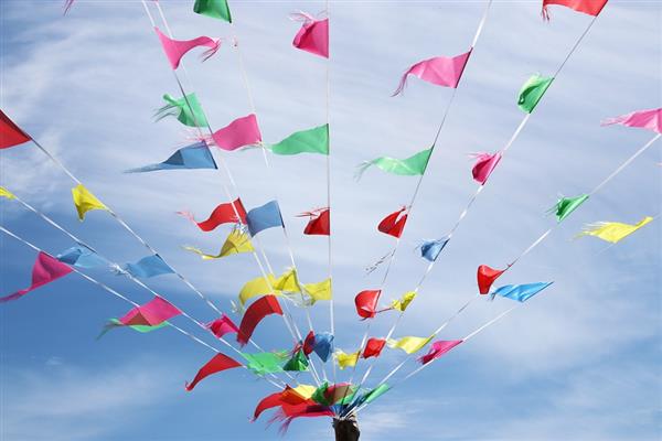 Guirlande drapeau fête