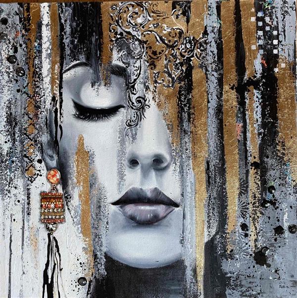 Valérie Maugeri - Libération 1- 40x40