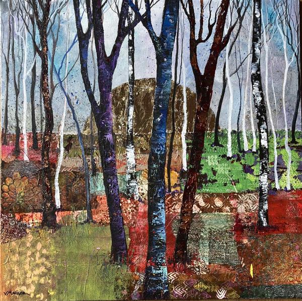 Valérie Maugeri - soleil levant 80x80