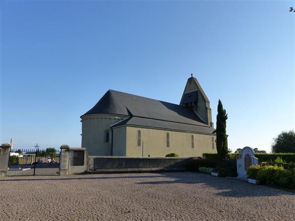 Lespourcy randonnée VTT portes du vic-bilh église
