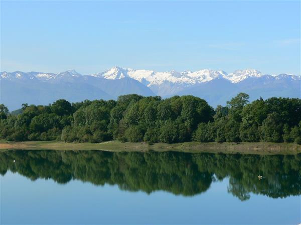 Eslourenties Daban Lac du gabas vue sur les Pyrénées